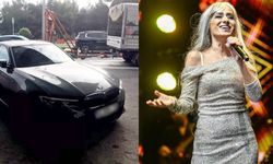 Ünlü şarkıcı Yıldız Tilbe, polis aracına çarptı