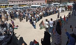 Mardin’de İsrail protestosu