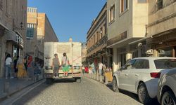 Mardin'de tehlikeli yolculuk