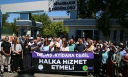 Diyarbakır’da DEDAŞ önünde "hesap sorulsun" açıklaması