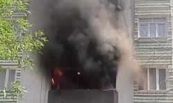 Diyarbakır’da 7 katlı apartmanda yangın
