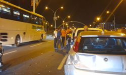 Diyarbakır’da ani fren zincirleme kazaya neden oldu