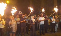 Diyarbakır'da meşaleli yürüyüş başladı