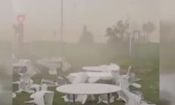 Diyarbakır’daki fırtına, piknik yerini savaş alanına döndürdü