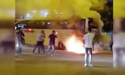 Diyarbakır yolcu otobüsü Batman’da yandı