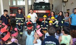 Diyarbakır'da çocuklara itfaiye eğitimi verildi