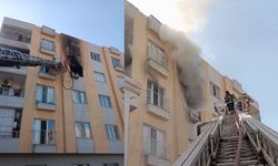 Mardin Kızıltepe’de apartman dairesinde yangın