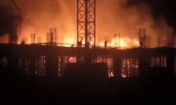 Şırnak’ta inşaat halindeki hastanede yangın çıktı