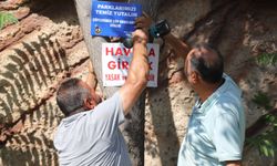 Diyarbakır’da belediyeden levhalı uyarı
