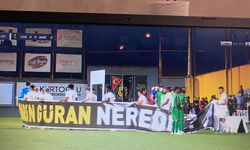 Amedspor ‘Narin Güran Nerede’ pankartıyla sahaya çıktı