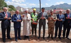 Tunceli İl Jandarma Komutanlığı'nda cami yapılıyor