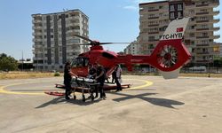 Ambulans helikopter Diyarbakırlı kadın için havalandı