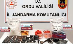 Ordu’da patlayıcı madde ele geçirildi