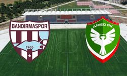 Amedspor'un Bandırma maçı ilk 11'i belli oldu