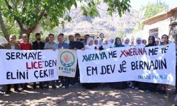 Diyarbakır Lice’de maden protestosu: Geçit vermeyeceğiz