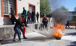 Diyarbakır’da öğrenci yurdunda gerçeği aratmayan tatbikat