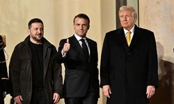 Trump, Zelenski ve Macron Paris'te görüştü