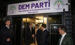 CHP Genel Başkanı Özgür Özel, DEM Parti Genel Merkezi’nde