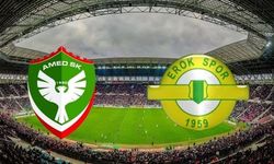 Amedspor - Esenler Erokspor maçında gol sesi