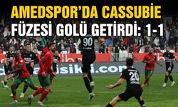 Amedspor’da Cassubie füzesi golü getirdi: 1-1