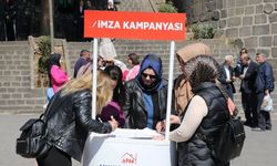 Diyarbakır'da "Anayasa Değişsin, Aile Korunsun" imza kampanyası