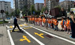 Diyarbakır’da bin 43 öğrenciye trafik eğitimi