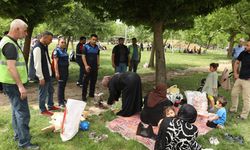 Diyarbakır'daki Newroz Parkı'nda denetim