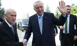 Cumhurbaşkanı Erdoğan, Devlet Bahçeli ile bir araya geldi