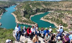 Serra Bucak, Diyarbakır’daki büyülü kanyona gitti