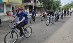 Diyarbakır’ın tarihi Sur sokaklarında pedal çevirdiler