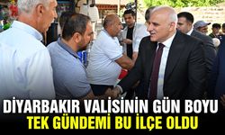 Diyarbakır Valisinin gün boyu tek gündemi bu ilçe oldu
