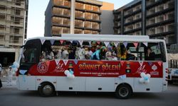 Diyarbakır ve Mardin'de toplu sünnet için kortejli şehir turu