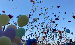 Binlerce balon MLD hastası Erhan ve arkadaşları için uçuruldu