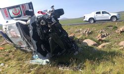 Ambulans şarampole uçtu: 1’i doktor 4 yaralı