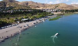Diyarbakırlıların akın ettiği göl, tatilcilerin de ilgi odağı oldu