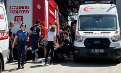 Motor fabrikasında yangın, 10 işçi dumandan etkilendi