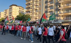 Diyarbakır’da ‘Gazze’ yürüyüşü başladı