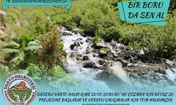 Belediyeden kampanya: Bir boru da sen al!