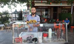 Diyarbakır’da Tayvan usulü helvalı dondurma