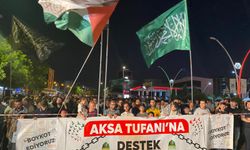 Diyarbakır'da İsrail protestosu