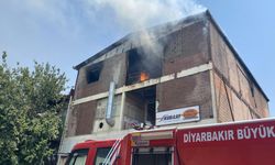Diyarbakır'da 1. Sanayi Sitesi'nde korkutan yangın