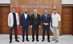 Diyarbakır’da iş insanlarından Vali Zorluoğlu’na ziyaret