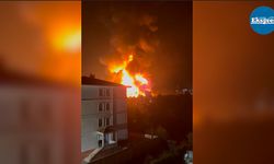 İstanbul’daki büyük yangından ilk görüntüler