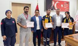 Mardin'de faciayı önleyen sağlıkçılara ödül