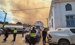 Tekirdağ Şarköy'deki orman yangını sürüyor