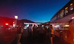 Van otobüsü Elazığ’da saldırıya uğradı