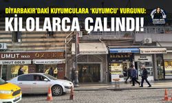 Diyarbakır’daki kuyumculara ‘kuyumcu’ vurgunu: Kilolarca çalındı!