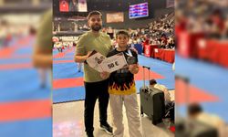 22 ülkenin katıldığı şampiyonada Diyarbakırlı karateci 2. oldu