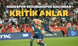 Amedspor-Erzurumspor maçından kritik anlar