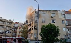 Apartman dairesinde korkutan yangın